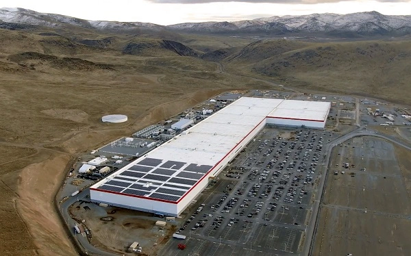 Nevada ABD'de Tesla Gigafactory